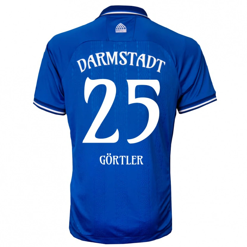 Danxen Herren Bastian Görtler #25 Blau Weiß Heimtrikot Trikot 2025/26 T-Shirt