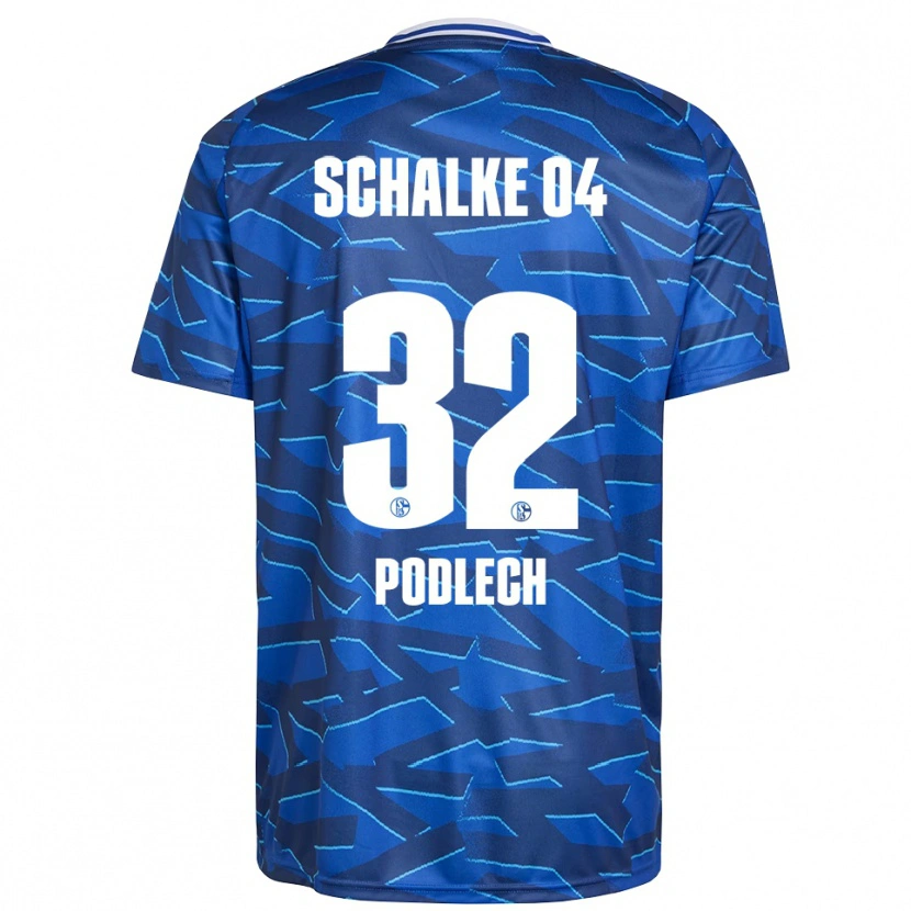 Danxen Herren Luca Podlech #32 Königsblau Weiß Heimtrikot Trikot 2025/26 T-Shirt