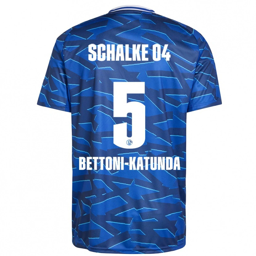 Danxen Herren Claudio Bettoni-Katunda #5 Königsblau Weiß Heimtrikot Trikot 2025/26 T-Shirt