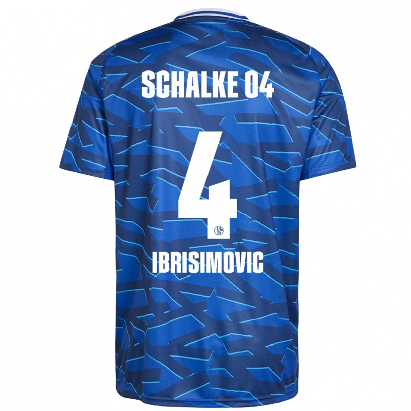 Danxen Herren Amar Ibrisimovic #4 Königsblau Weiß Heimtrikot Trikot 2025/26 T-Shirt