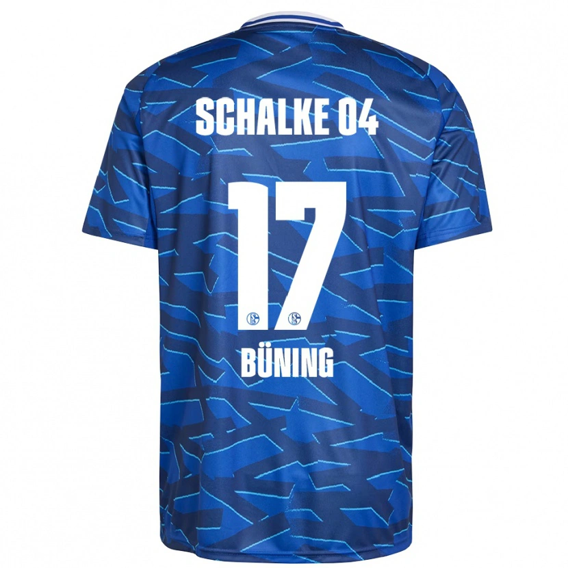 Danxen Herren Michelle Büning #17 Königsblau Weiß Heimtrikot Trikot 2025/26 T-Shirt