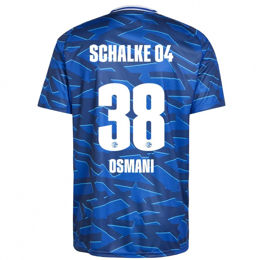 Danxen Herren Tristan Osmani #38 Königsblau Weiß Heimtrikot Trikot 2025/26 T-Shirt