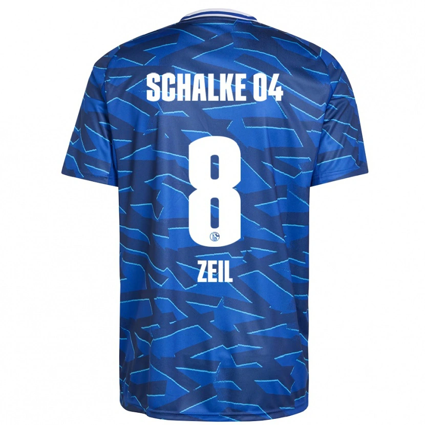 Danxen Herren Emil Zeil #8 Königsblau Weiß Heimtrikot Trikot 2025/26 T-Shirt