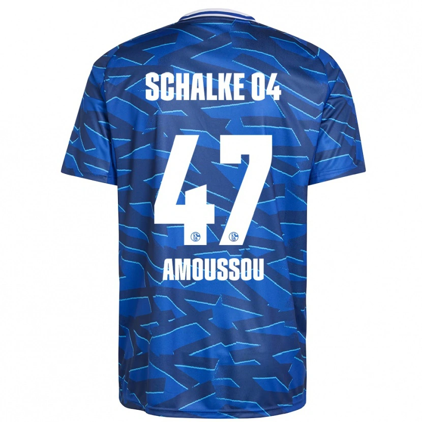 Danxen Herren Zaid Tchibara #47 Königsblau Weiß Heimtrikot Trikot 2025/26 T-Shirt