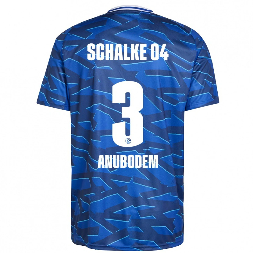 Danxen Herren Ngufor Anubodem #3 Königsblau Weiß Heimtrikot Trikot 2025/26 T-Shirt