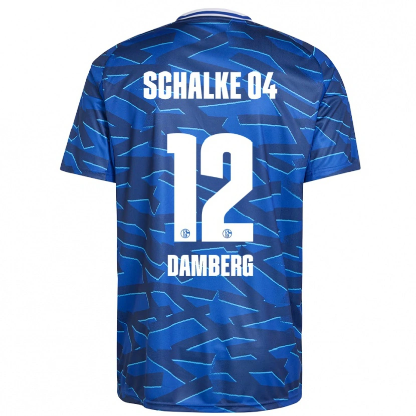 Danxen Herren Niclas Damberg #12 Königsblau Weiß Heimtrikot Trikot 2025/26 T-Shirt