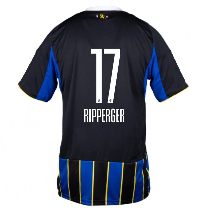 Danxen Herren Lena Ripperger #17 Blau Schwarz Gelb Heimtrikot Trikot 2025/26 T-Shirt