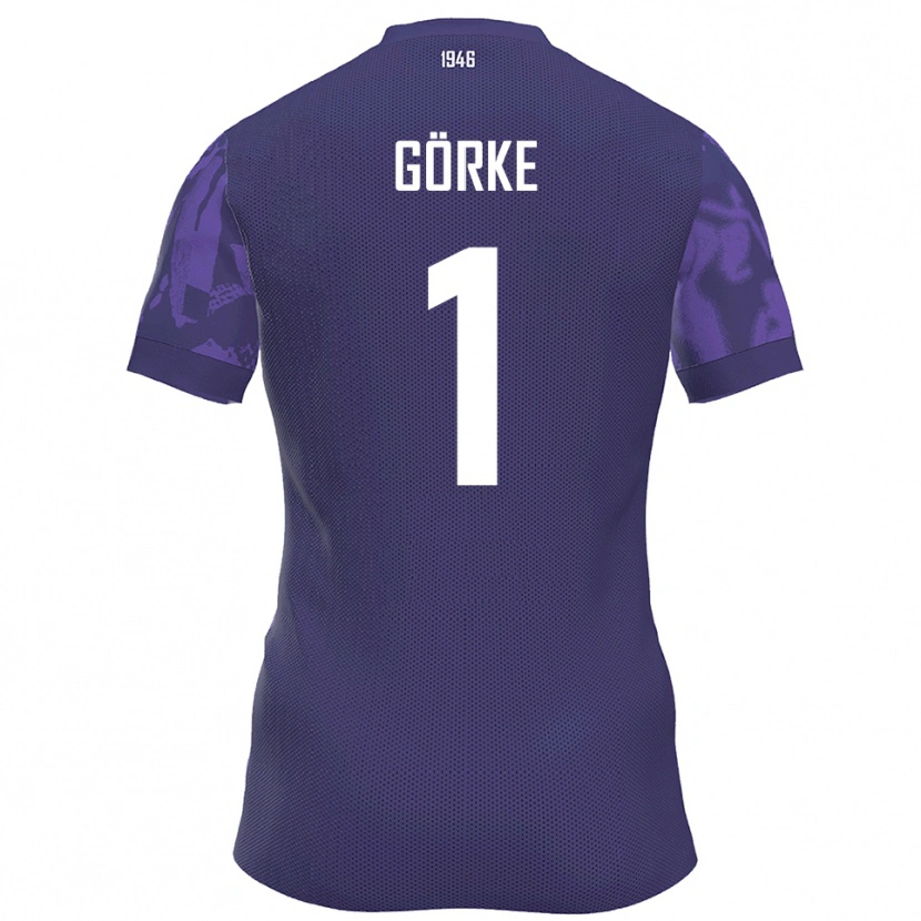 Danxen Herren Arthur Görke #1 Lila Weiß Heimtrikot Trikot 2025/26 T-Shirt