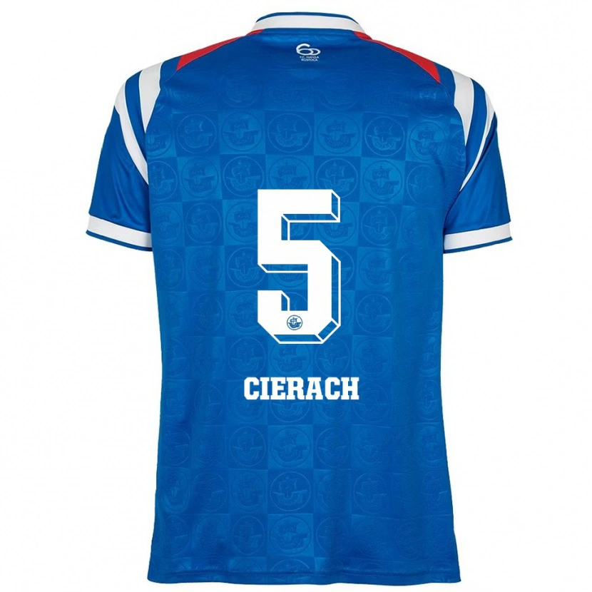 Danxen Herren Jakub Cierach #5 Blau Weiß Rot Heimtrikot Trikot 2025/26 T-Shirt