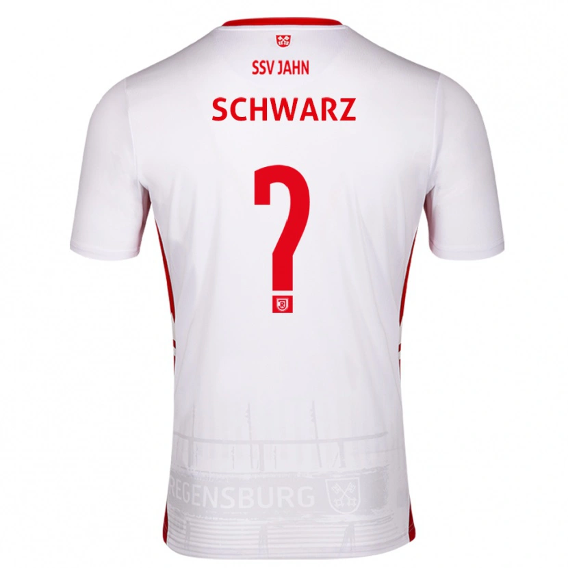 Danxen Herren Maximilian Schwarz #0 Weiß Rot Heimtrikot Trikot 2025/26 T-Shirt