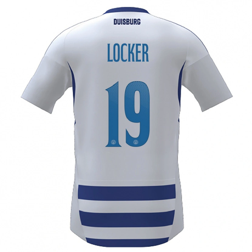 Danxen Herren Marie Locker #19 Weiß Blau Heimtrikot Trikot 2025/26 T-Shirt