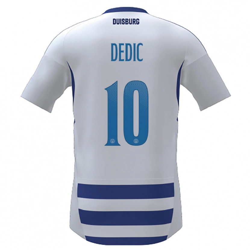 Danxen Herren Sejla Dedic #10 Weiß Blau Heimtrikot Trikot 2025/26 T-Shirt