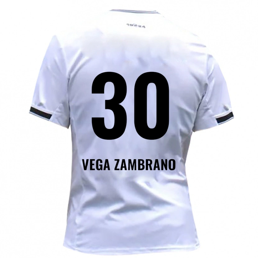 Danxen Herren Lian Vega Zambrano #30 Weiß Rot Heimtrikot Trikot 2025/26 T-Shirt
