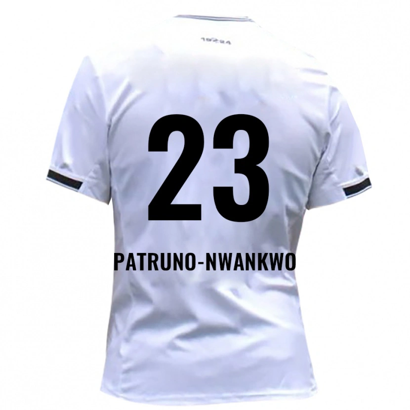 Danxen Herren Josiah Patruno-Nwankwo #23 Weiß Rot Heimtrikot Trikot 2025/26 T-Shirt