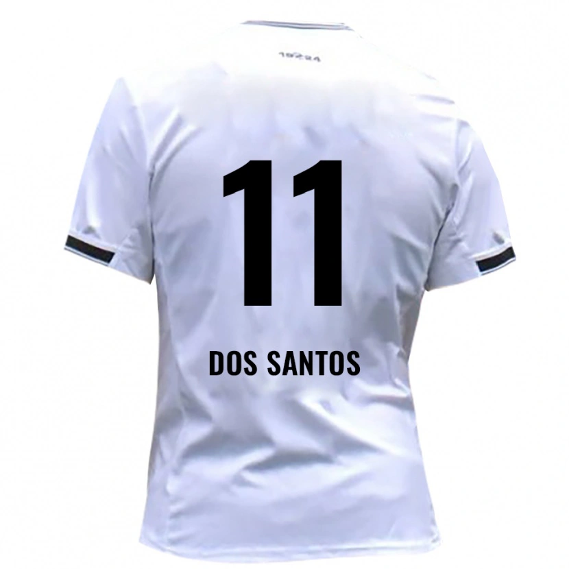 Danxen Herren Samuel Dos Santos #11 Weiß Rot Heimtrikot Trikot 2025/26 T-Shirt