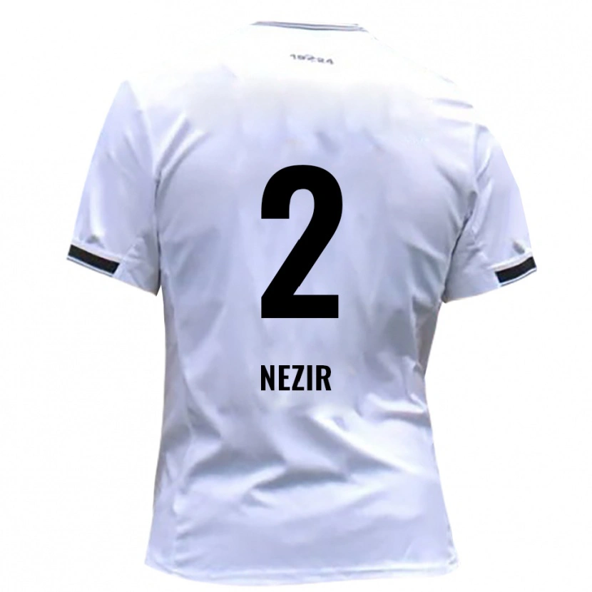 Danxen Herren Adrian Nezir #2 Weiß Rot Heimtrikot Trikot 2025/26 T-Shirt