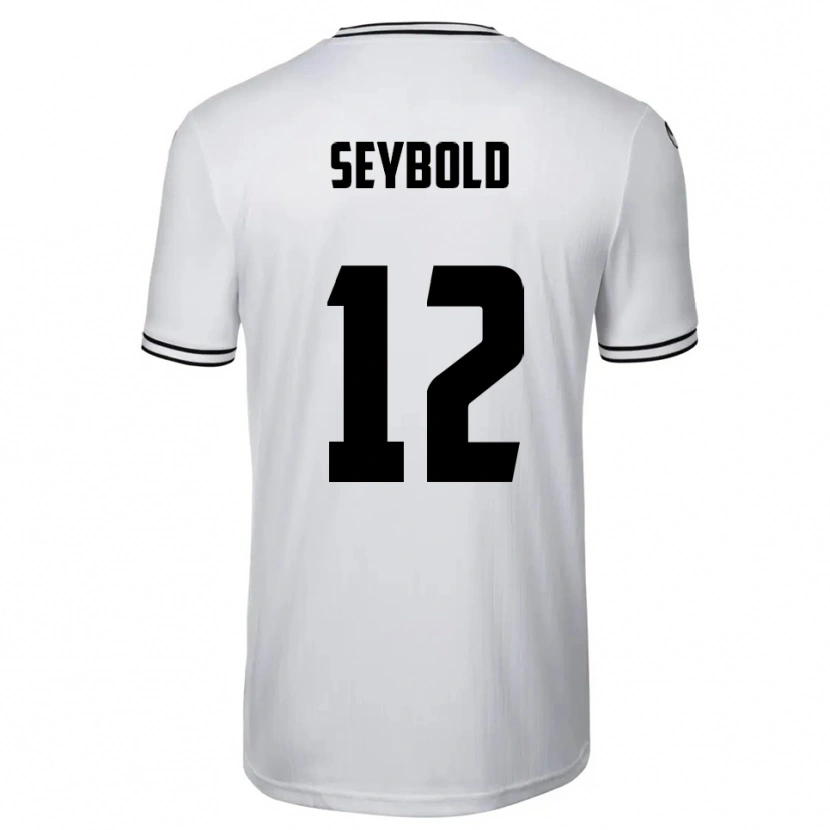 Danxen Herren Marvin Seybold #12 Weiß Schwarz Heimtrikot Trikot 2025/26 T-Shirt