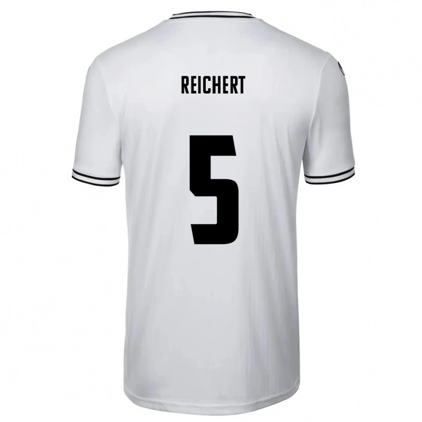 Danxen Herren Johannes Reichert #5 Weiß Schwarz Heimtrikot Trikot 2025/26 T-Shirt