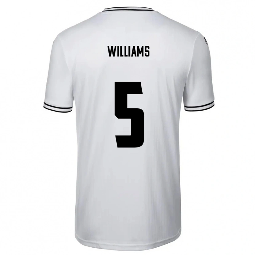 Danxen Herren Daniel Williams #5 Weiß Schwarz Heimtrikot Trikot 2025/26 T-Shirt