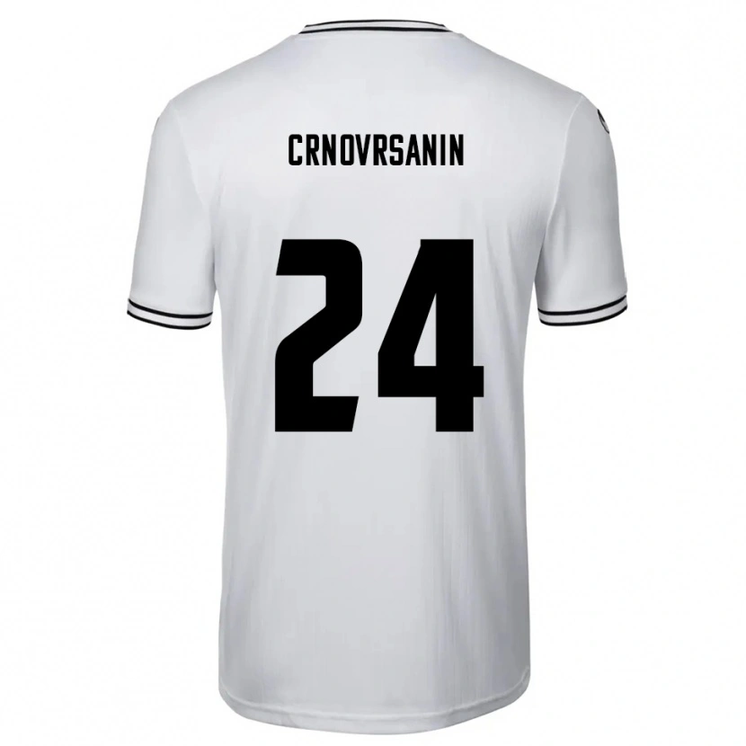 Danxen Herren Sadin Crnovrsanin #24 Weiß Schwarz Heimtrikot Trikot 2025/26 T-Shirt