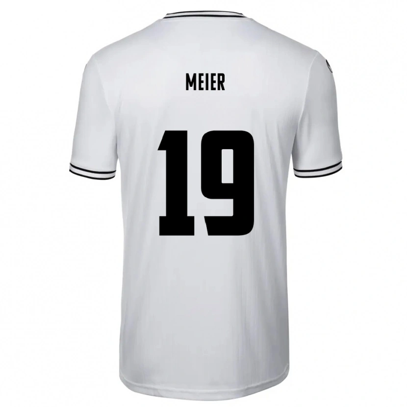 Danxen Herren Jonathan Meier #19 Weiß Schwarz Heimtrikot Trikot 2025/26 T-Shirt