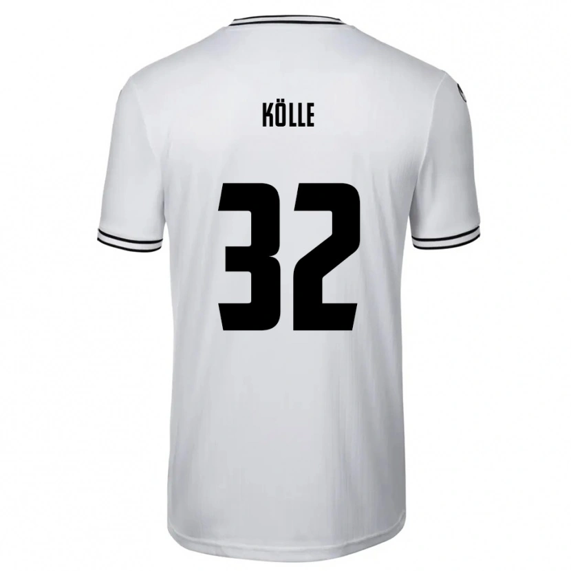 Danxen Herren Niklas Kölle #32 Weiß Schwarz Heimtrikot Trikot 2025/26 T-Shirt