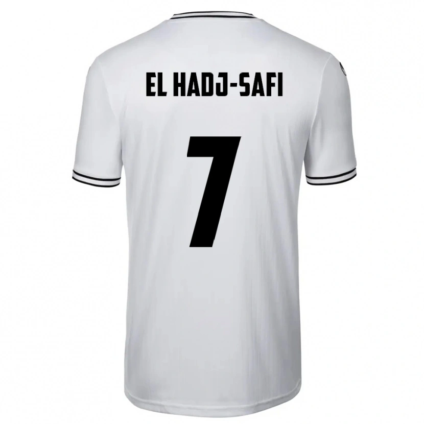 Danxen Herren Iljas El Hadj-Safi #7 Weiß Schwarz Heimtrikot Trikot 2025/26 T-Shirt
