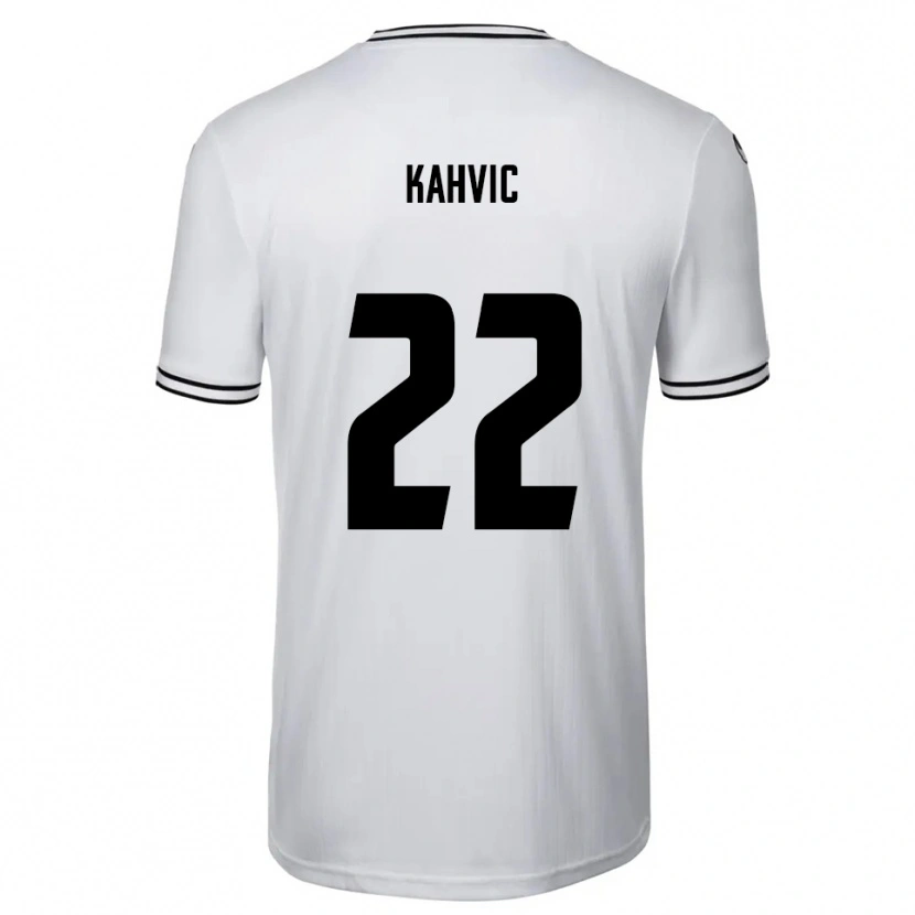 Danxen Herren Aleksandar Kahvic #22 Weiß Schwarz Heimtrikot Trikot 2025/26 T-Shirt