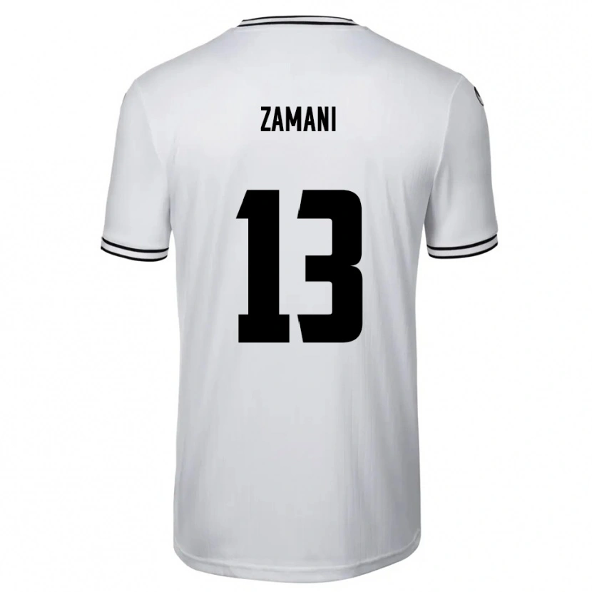 Danxen Herren Erfan Zamani #13 Weiß Schwarz Heimtrikot Trikot 2025/26 T-Shirt