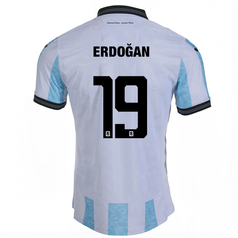 Danxen Herren Emre Erdoğan #19 Weiß Himmelblau Heimtrikot Trikot 2025/26 T-Shirt