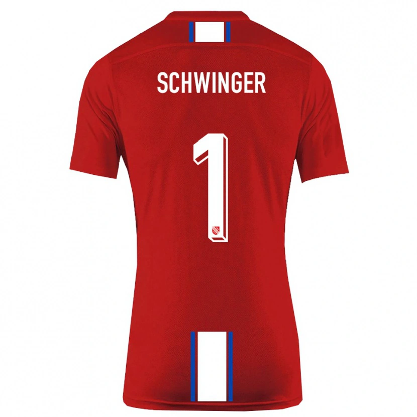 Danxen Herren Holm Schwinger #1 Rot Weiß Heimtrikot Trikot 2025/26 T-Shirt
