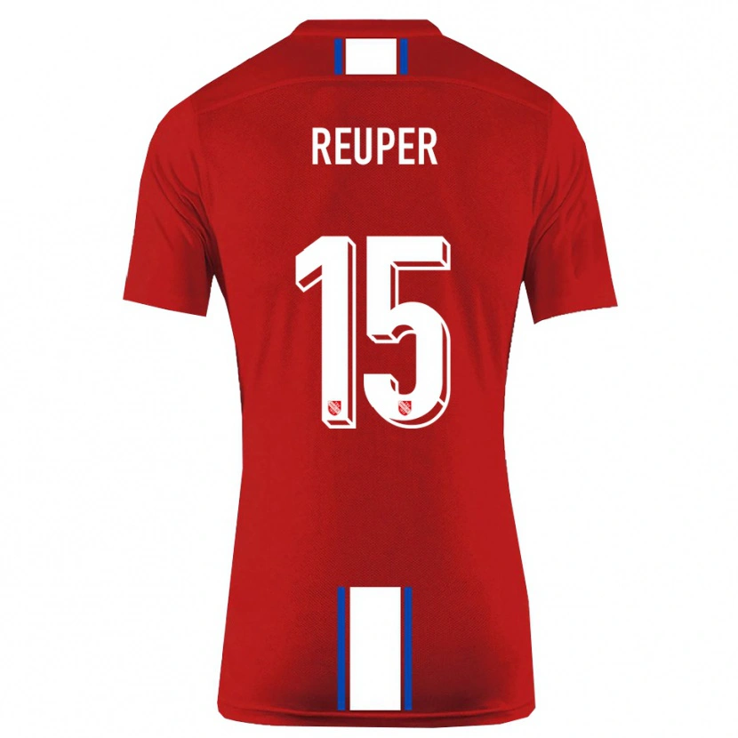 Danxen Herren Tim Reuper #15 Rot Weiß Heimtrikot Trikot 2025/26 T-Shirt
