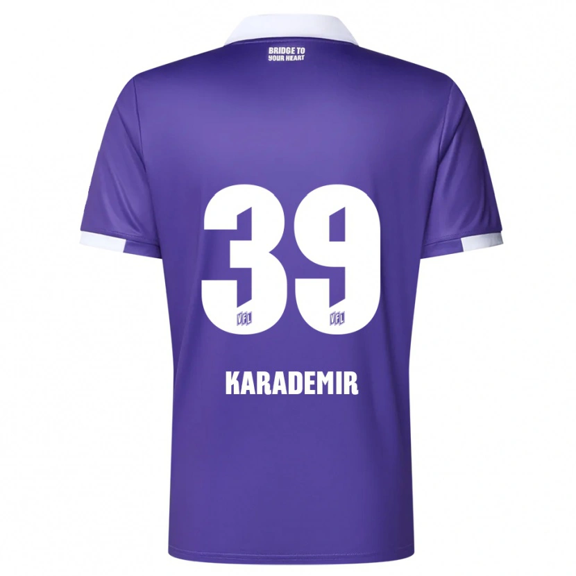 Danxen Herren Yiğit Karademir #39 Lila Weiß Heimtrikot Trikot 2025/26 T-Shirt