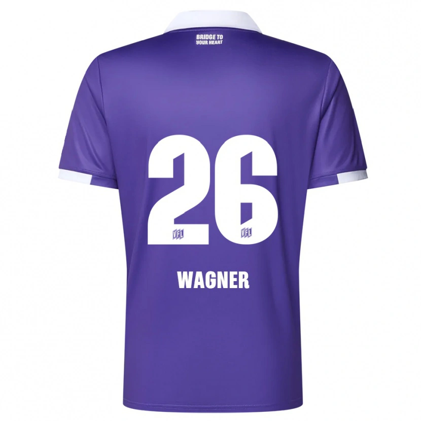 Danxen Herren Fridolin Wagner #26 Lila Weiß Heimtrikot Trikot 2025/26 T-Shirt