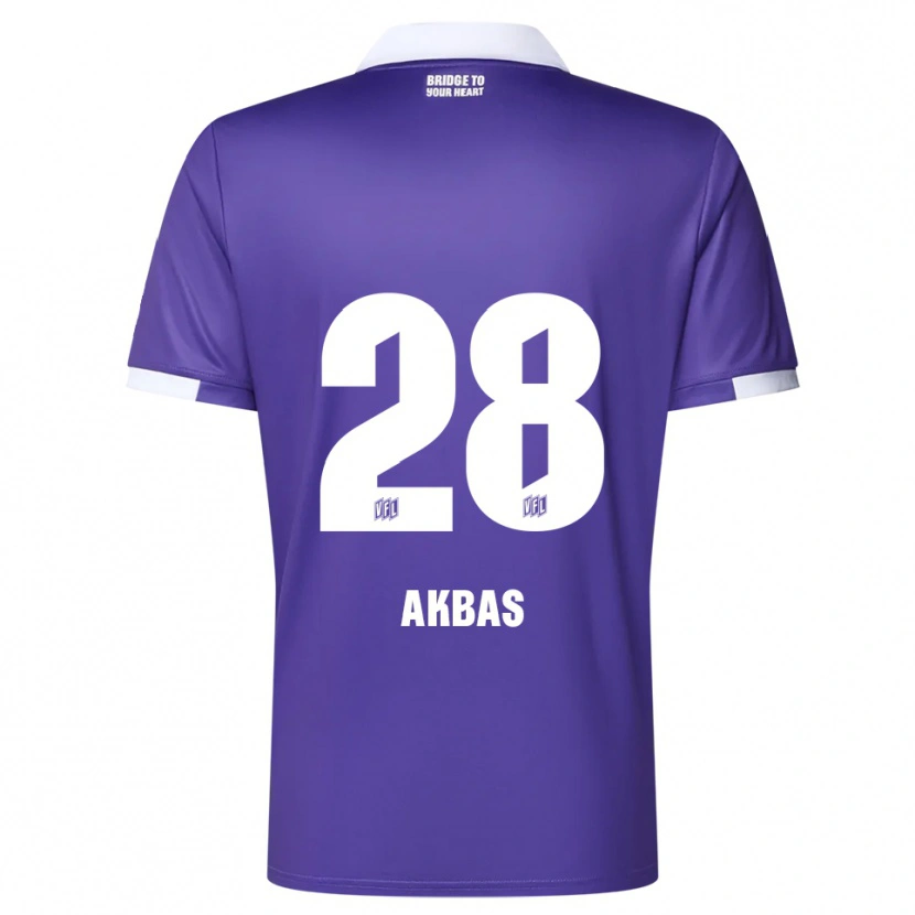 Danxen Herren Can Akbas #28 Lila Weiß Heimtrikot Trikot 2025/26 T-Shirt