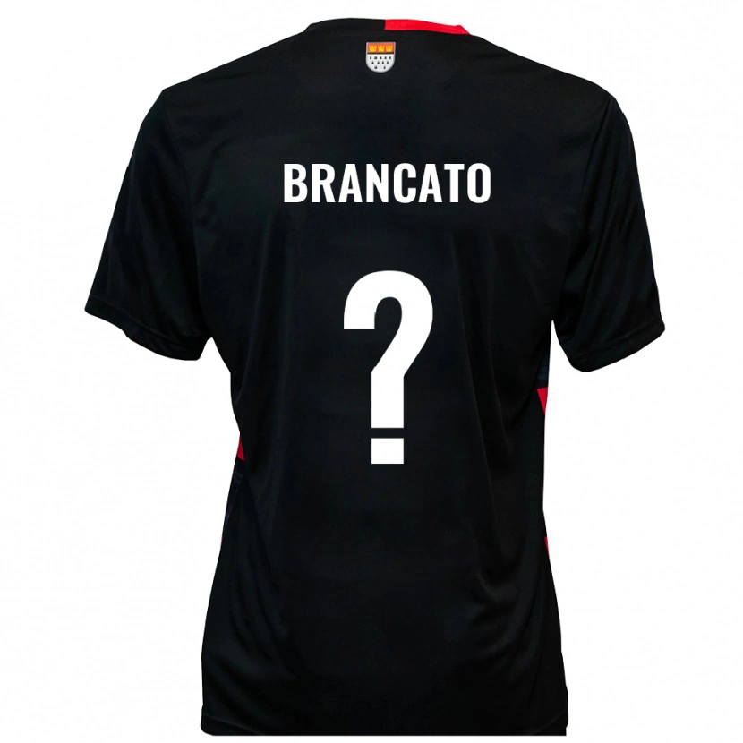 Danxen Herren Elisea Brancato #0 Schwarz Rot Heimtrikot Trikot 2025/26 T-Shirt