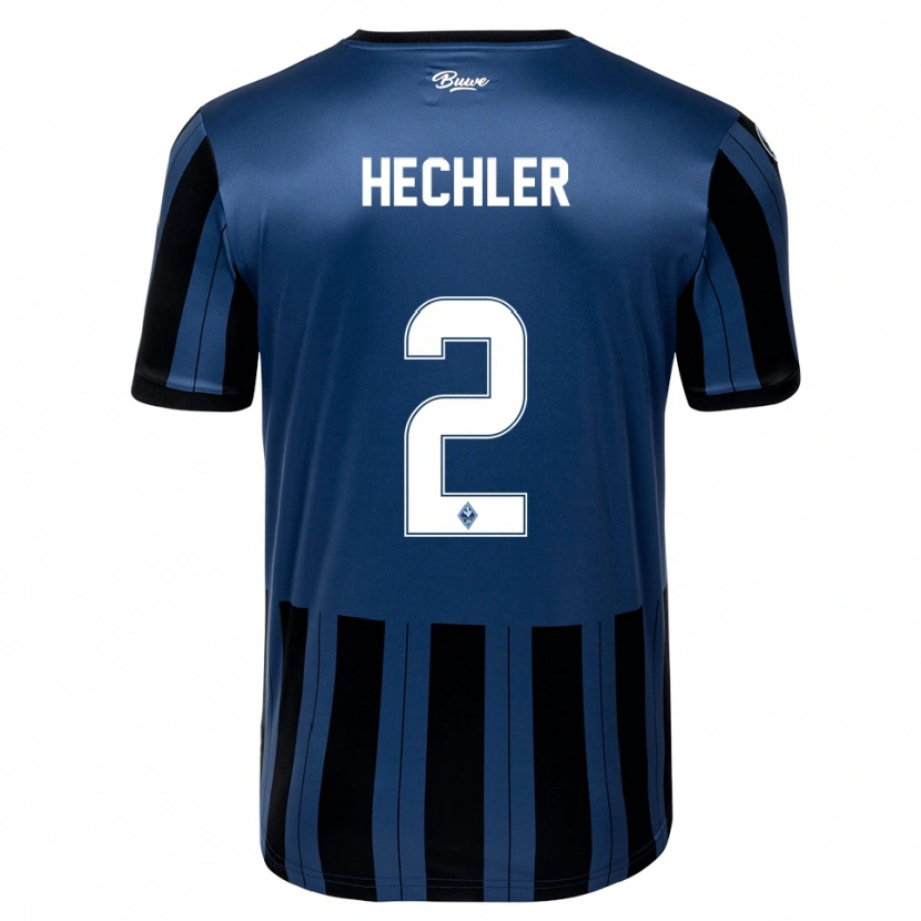 Danxen Herren Silas Hechler #2 Blau Grau Schwarz Heimtrikot Trikot 2025/26 T-Shirt