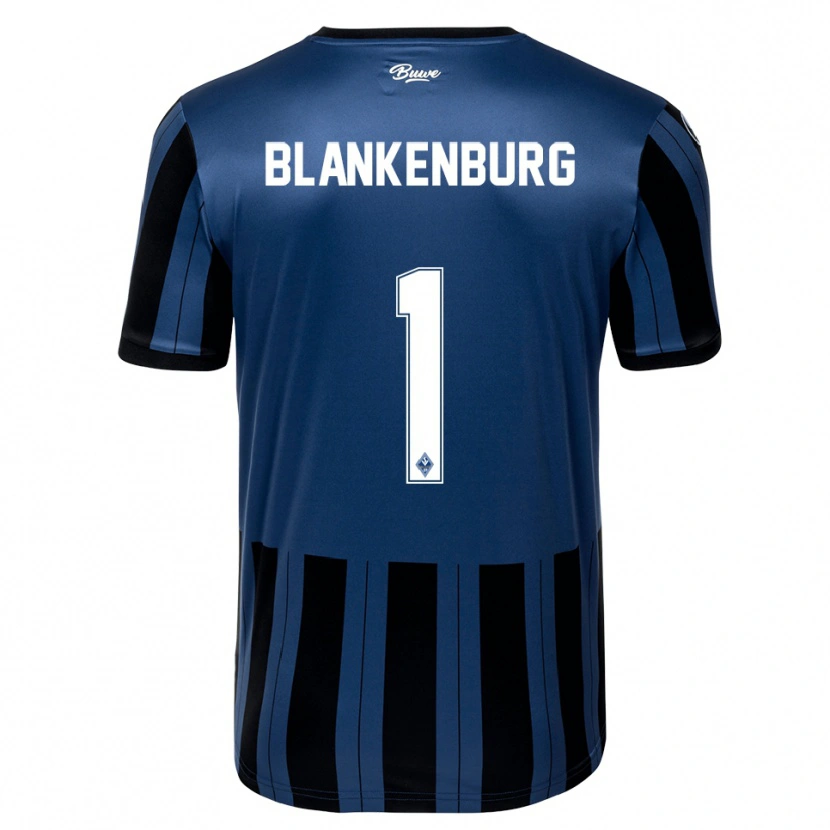Danxen Herren Luca Blankenburg #1 Blau Grau Schwarz Heimtrikot Trikot 2025/26 T-Shirt