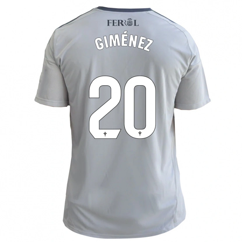 Danxen Herren Álvaro Giménez #20 Grau Silber Auswärtstrikot Trikot 2025/26 T-Shirt