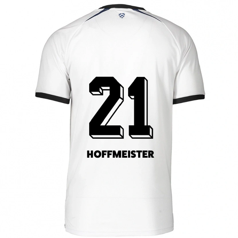 Danxen Herren Milan Hoffmeister #21 Weiß Schwarz Auswärtstrikot Trikot 2025/26 T-Shirt