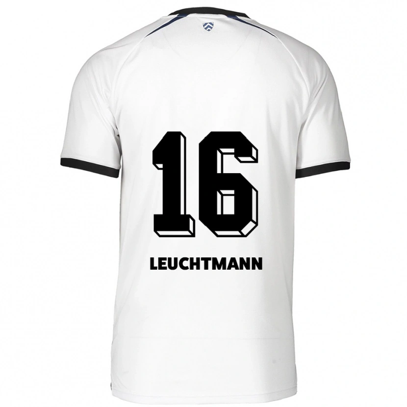 Danxen Herren Jana Leuchtmann #16 Weiß Schwarz Auswärtstrikot Trikot 2025/26 T-Shirt