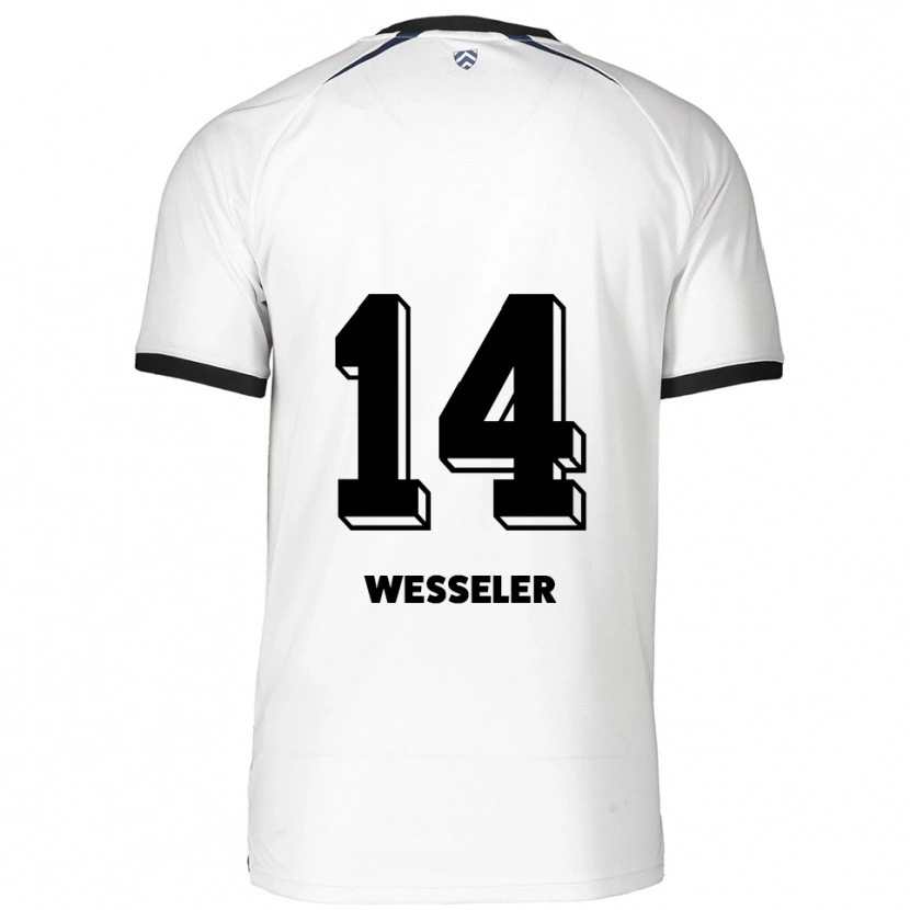 Danxen Herren Anna Weßeler #14 Weiß Schwarz Auswärtstrikot Trikot 2025/26 T-Shirt