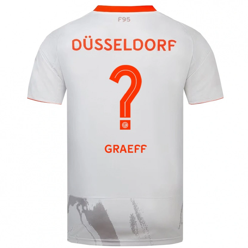 Danxen Herren Jamain Graeff #0 Weiß Orange Auswärtstrikot Trikot 2025/26 T-Shirt