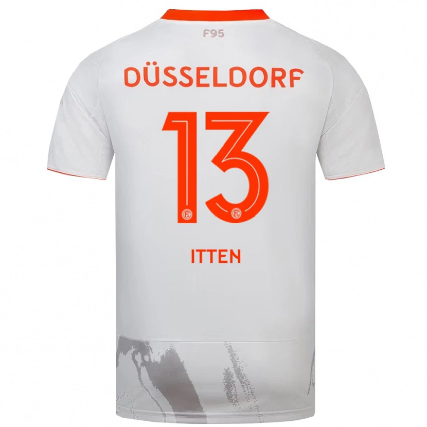 Danxen Herren Cedric Itten #13 Weiß Orange Auswärtstrikot Trikot 2025/26 T-Shirt