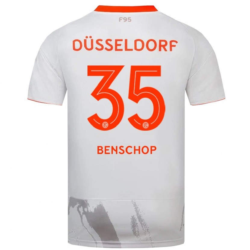Danxen Herren Charlison Benschop #35 Weiß Orange Auswärtstrikot Trikot 2025/26 T-Shirt