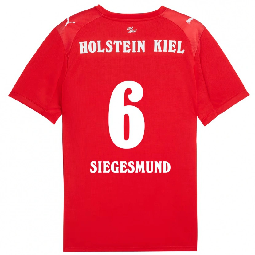 Danxen Herren Katinka Siegesmund #6 Rot Blau Auswärtstrikot Trikot 2025/26 T-Shirt