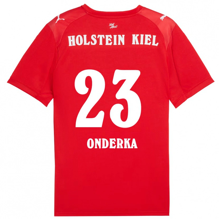 Danxen Herren Vita Onderka #23 Rot Blau Auswärtstrikot Trikot 2025/26 T-Shirt