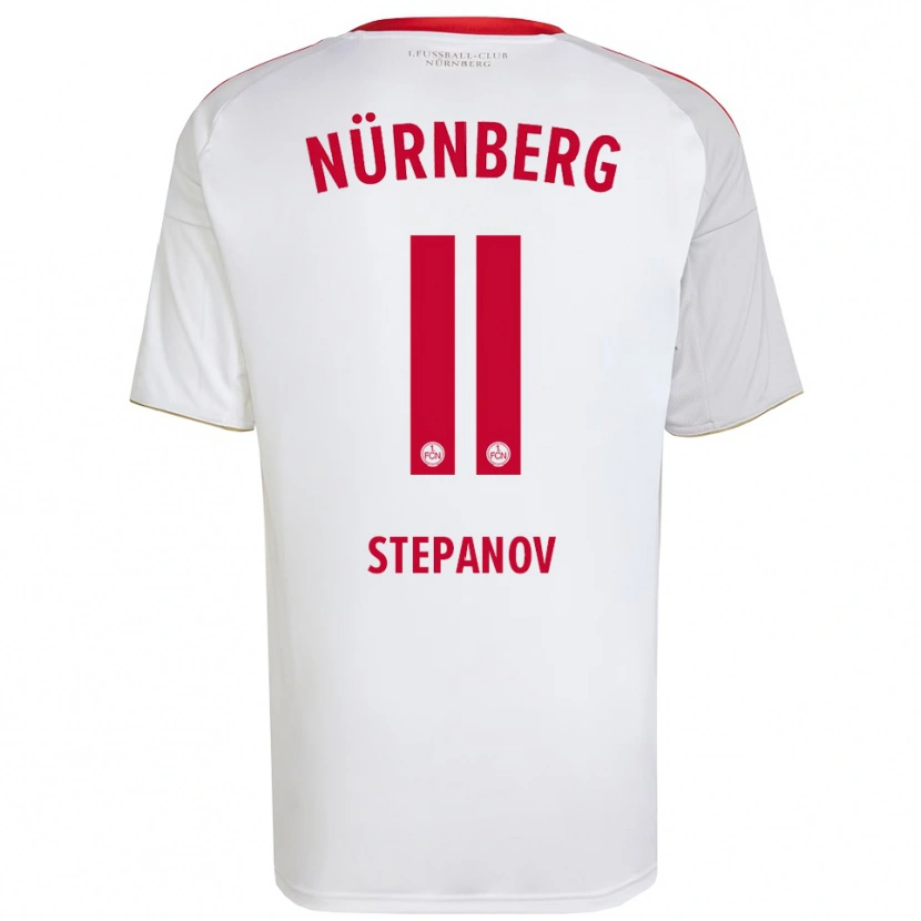 Danxen Herren Artem Stepanov #11 Weiß Rot Auswärtstrikot Trikot 2025/26 T-Shirt