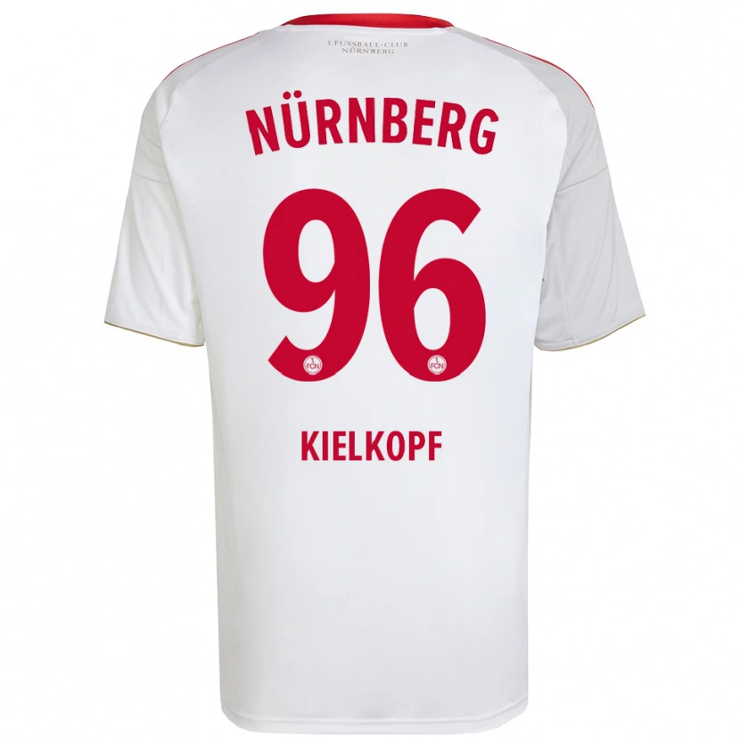 Danxen Herren Felix Kielkopf #96 Weiß Rot Auswärtstrikot Trikot 2025/26 T-Shirt