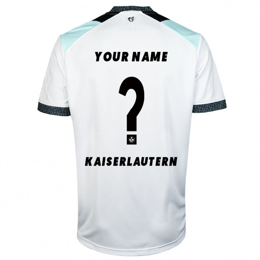 Danxen Herren Ihren Namen #0 Weiß Schwarz Auswärtstrikot Trikot 2025/26 T-Shirt